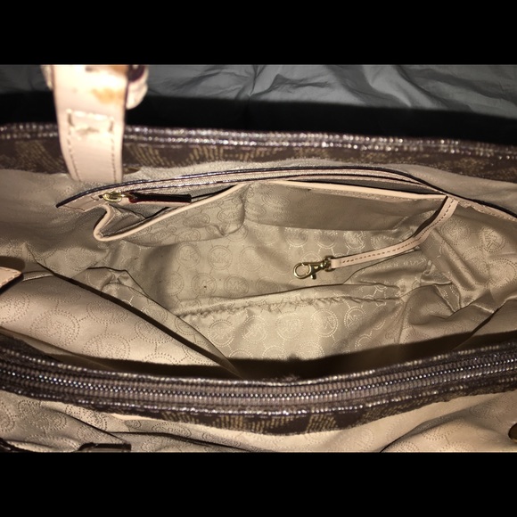 SOLD Michael Kors signature tote-Brown - Picture 7 of 8